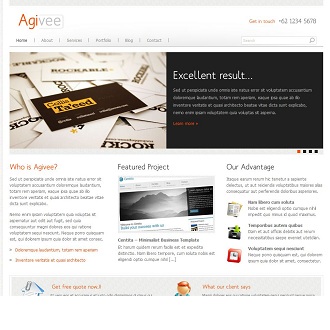 Agivee – Corporate Business Theme