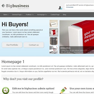 Big Business WordPress Theme