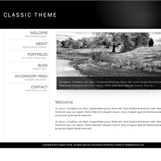 Classic WordPress Theme
