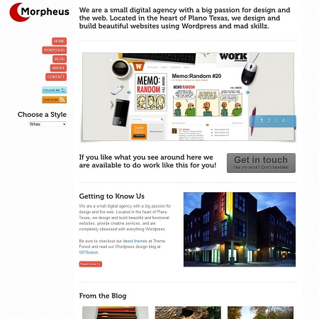 Morpheus WordPress Theme