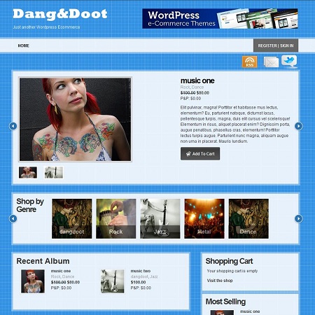 Dangdoot Free ECommerce WordPress Theme
