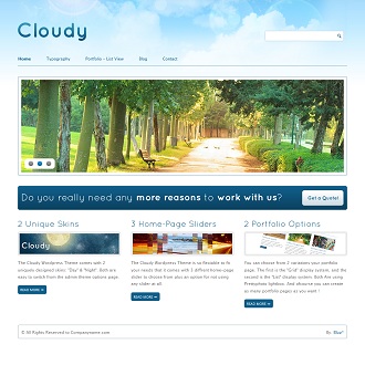 Cloudy WordPress Theme