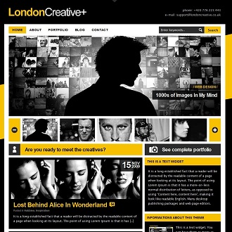London Creative WordPress Theme