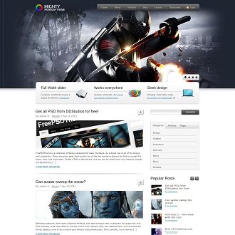 Mighty  WordPress Theme