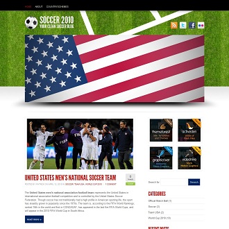 Soccer WordPress Theme