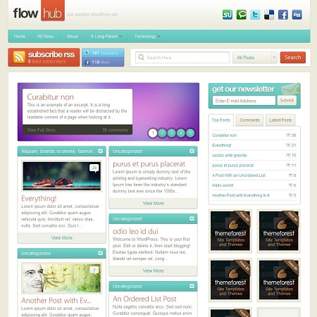 Flowhub WordPress Theme