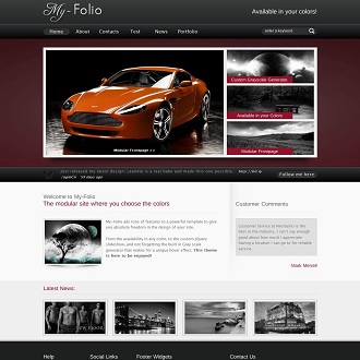 My Folio WordPress Theme