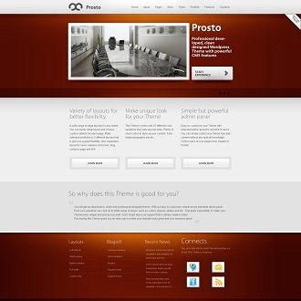 Prosto Business Portfolio WordPress Theme