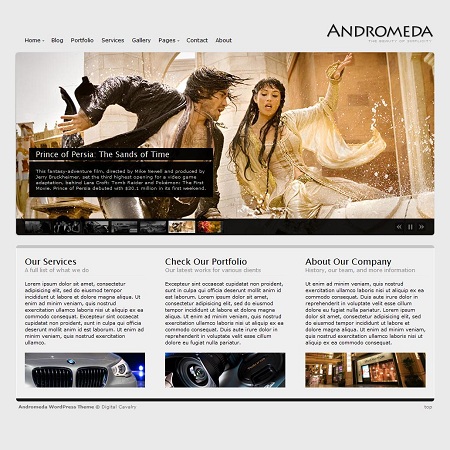 Andromeda WordPress Theme