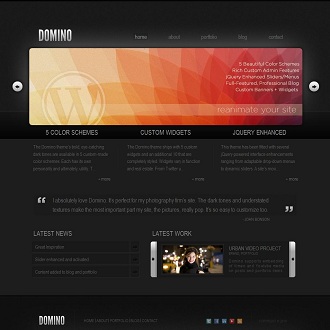 Domino WordPress Theme