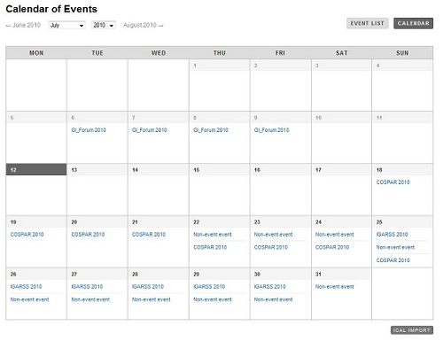 Install Events Calendar and in events calendar template. Install Events Calendar and in