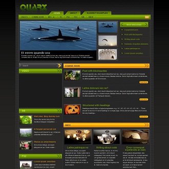 Quarx Gaming WordPress Theme