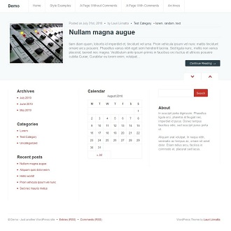 Cold Water WordPress Theme