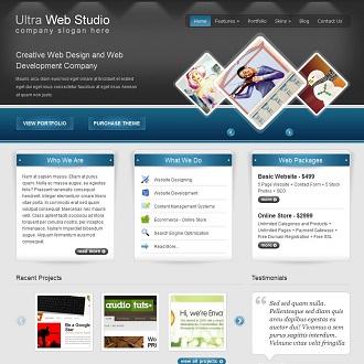 Ultra Web Studio WordPress Theme