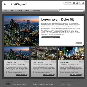 Akihabara WordPress Theme