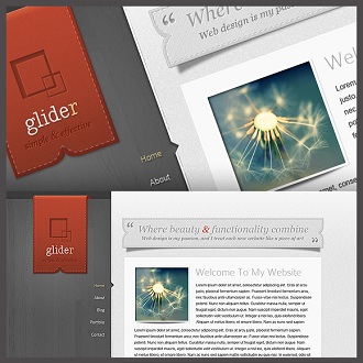 Glider, Photo Gallery WordPress Theme
