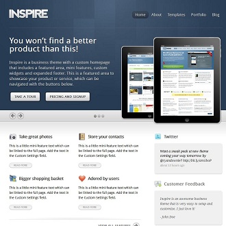 Inspire WordPress Theme by WooThemes