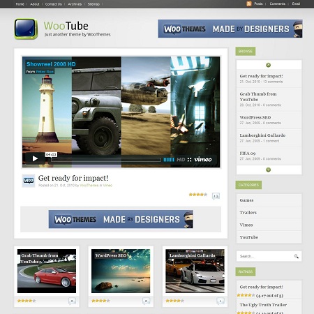 Woo Tube WordPress Theme