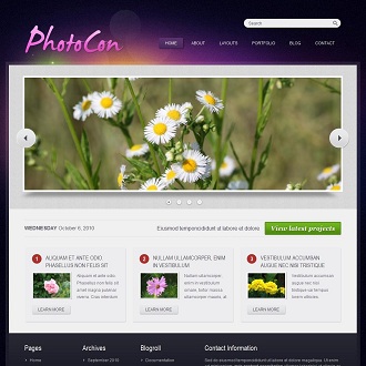 PhotoCon WordPress Portfolio Theme