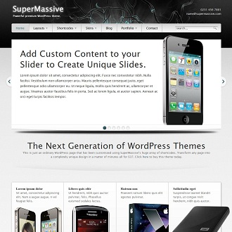 Super Massive WordPress Theme