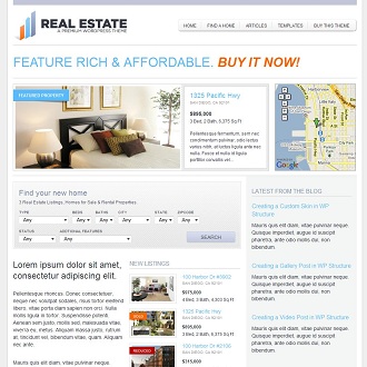 WP Pro Real Estate WordPress Theme