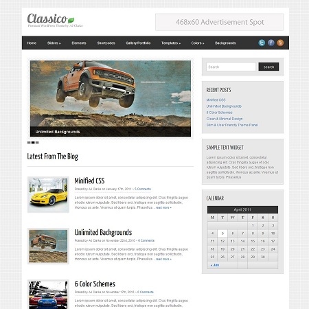 Classico Premium WordPress Theme