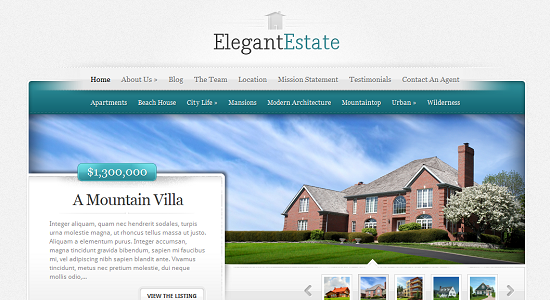 Elegant Estate WordPress Theme
