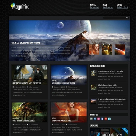 Magnifica WordPress Theme