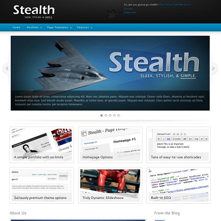 Stealth 6 in 1 WordPress Theme