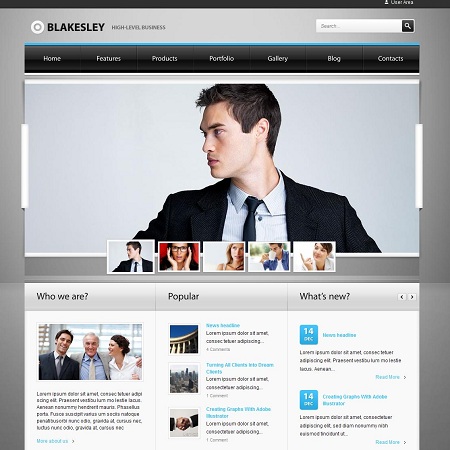 Blakesley, Business WordPress Theme