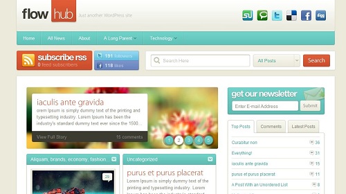 Flowhub WordPress Theme
