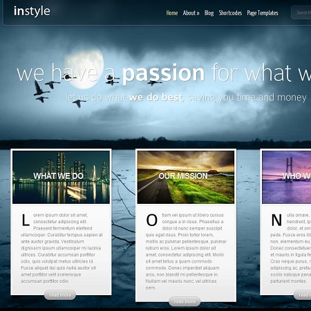 InStyle WordPress Theme