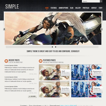 Simple WordPress Theme
