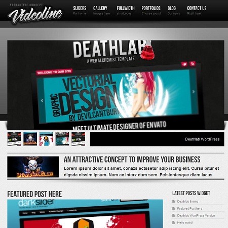 Videoline WordPress Magazine Theme