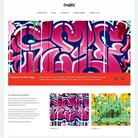 Graffiti Premium WordPress Theme