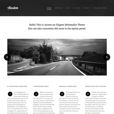 Austen Minimal Business WordPress Theme