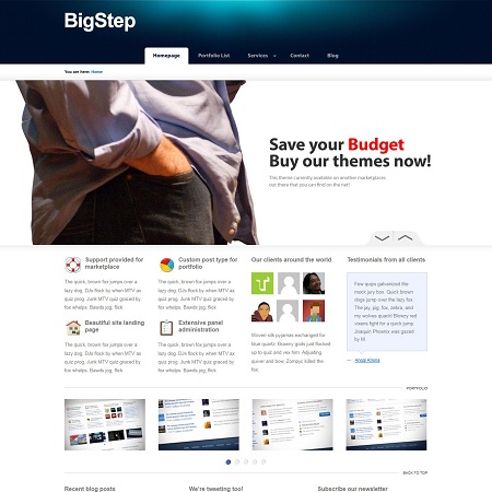 BigStep WordPress Business Theme