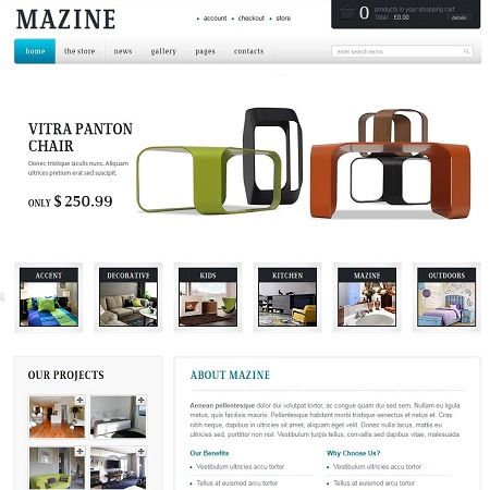 Mazine WordPress E-Commerce Theme