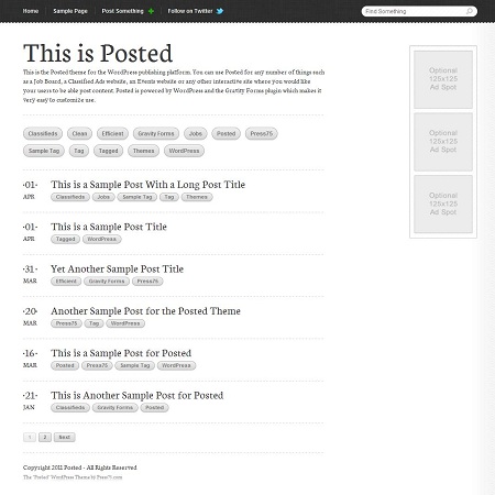 Posted WordPress Theme For Jobs, Classifieds, Events & More