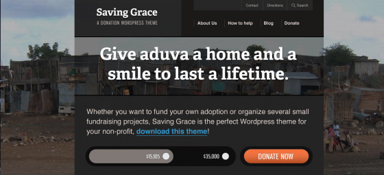 Saving Grace Donations Theme