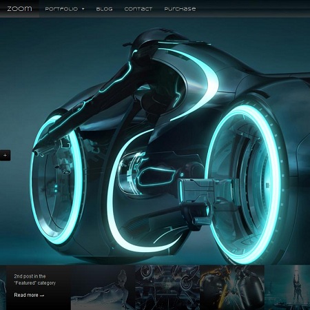 Zoom WordPress Theme Optimized For The Ipad Touch
