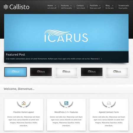 Callisto Modern Business WordPress Theme