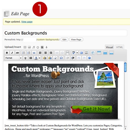 Custom background image wordpress thesis