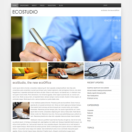 eco Studio WordPress Theme