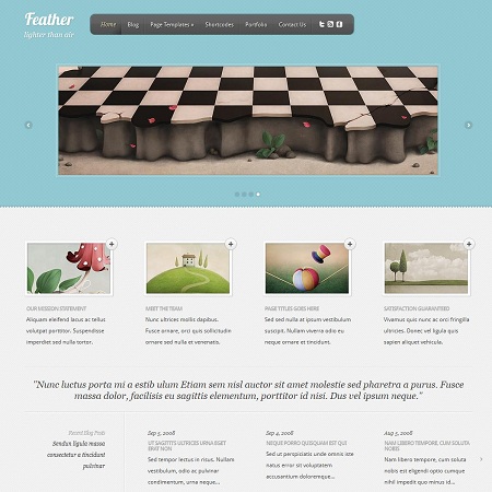 Feather WordPress Theme By Elegant Themes
