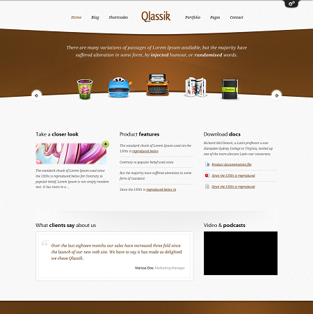 Qlassik WordPress Theme