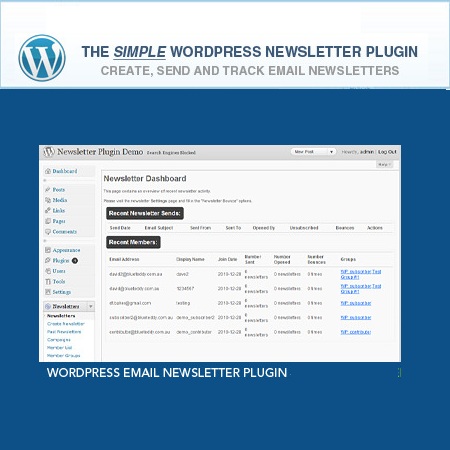 Email Newsletter Plugin Email Newsletter Plugin For WordPress