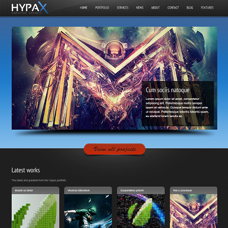 Hypax WordPress Portfolio & Personal Theme