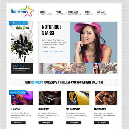 Notorious Premium WordPress Theme