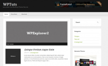 WPTuts Free WordPress Theme
